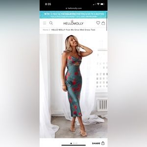 Hello Molly ‘fool me once’ midi dress